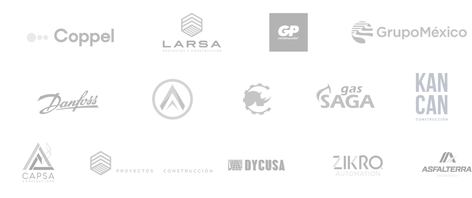 Logos de clientes de Genertika